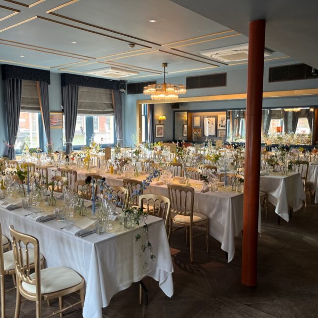 club room dinner in chelsea london