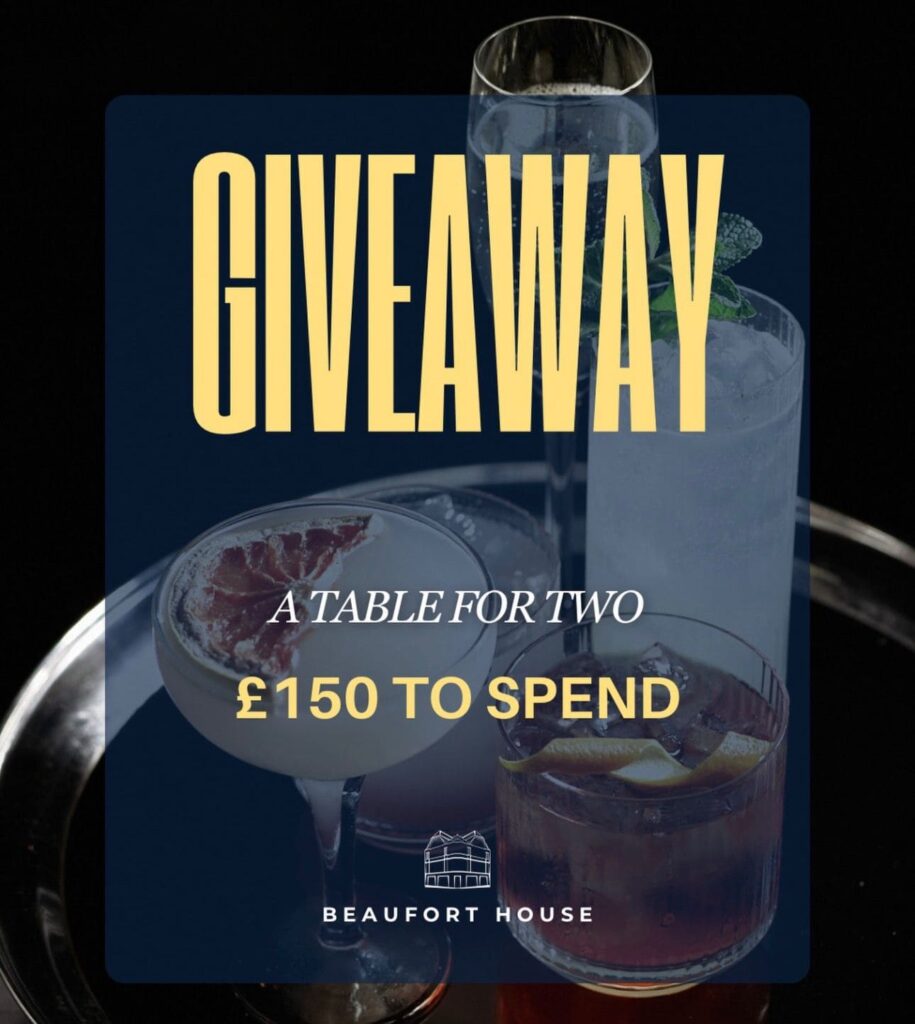 Beaufort House Chelsea giveaway